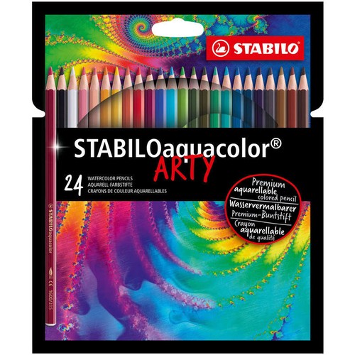 Stabilo Etui  crayons de couleur aquarellables x24