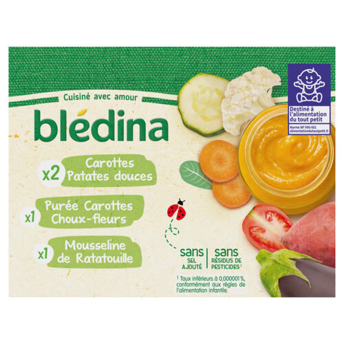 Blédina Pots légumes 4x200g