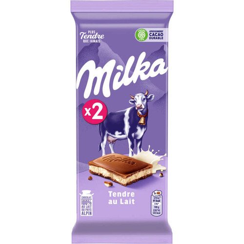 Milka Chocolat Tendre au Lait du Pays Alpin 200g