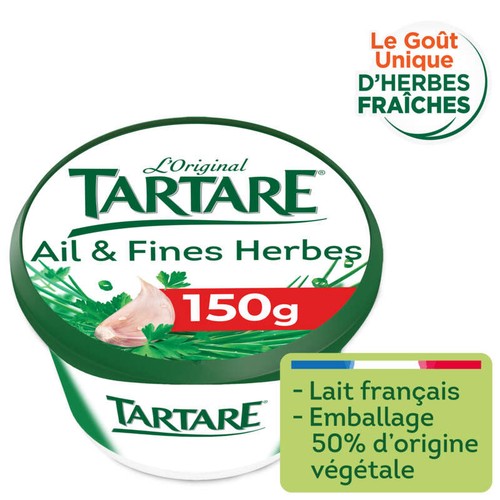 Tartare l’Original  Ail & fines Herbes Pot 150g
