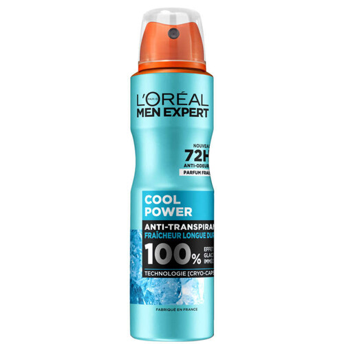 L'Oréal men expert déodorants anti-transpirant cool power 150ml