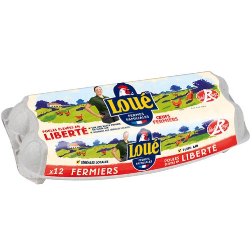 Loué Œuf Moyen Élevées En Liberté x12