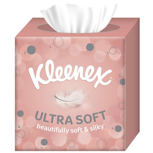 Kleenex Mouchoirs Boîte Cubique Ultra Soft x48