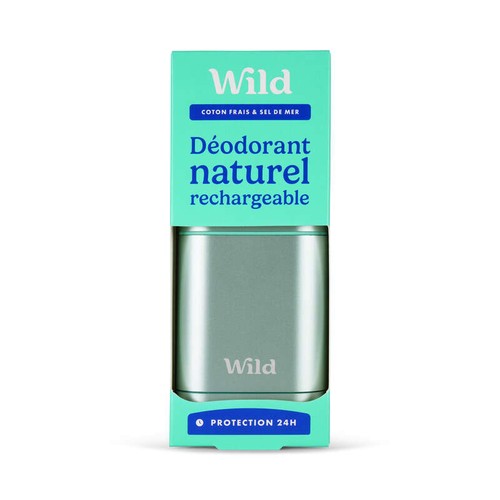 Wild Déodorant 24h Rechargeable avec Etui 40g