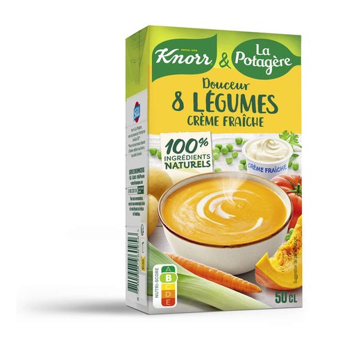 Knorr Soupe Douceur de 8 Légumes à la Crème Fraîche 50cl