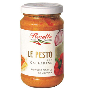 Florelli pesto à la calabrese poivrons, ricotta et oignon 190g