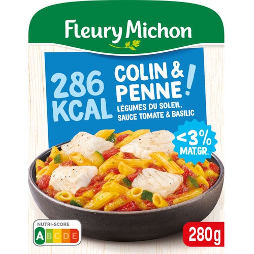 Fleury Michon Colin & Penne Légumes du Soleil 280g