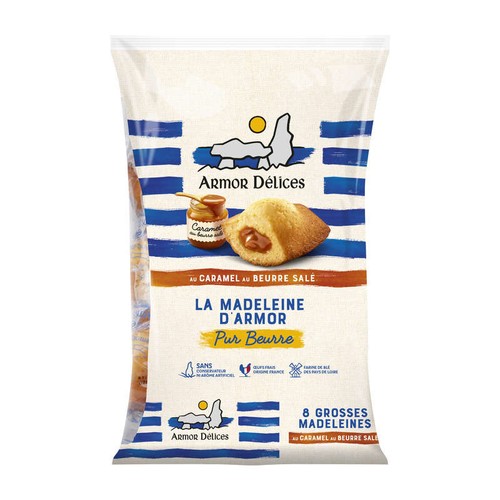 Armor Délices La Madeleine d'Armor caramel au beurre sale x8 - 264g