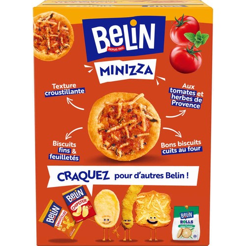 Belin Crackers Minizza Tomate 95g