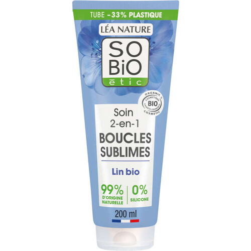 So Bio soin 2en1 boucles sublimes lin bio 200ml