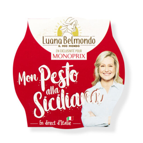 Luana Belmondo x Monoprix Pesto Alla Siciliana 130g