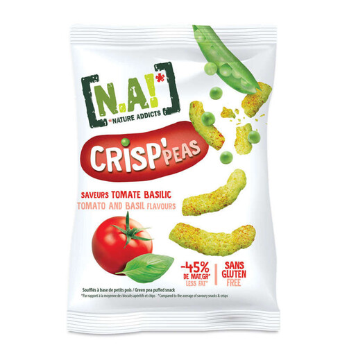 NA! Cris'peas soufflés de petits pois goût tomate basilic 50g