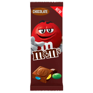 M&M's Tablette Chocolat au Lait avec Mini M&M’s 165g.