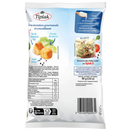 Tipiak Croutons Pour Salade 80g