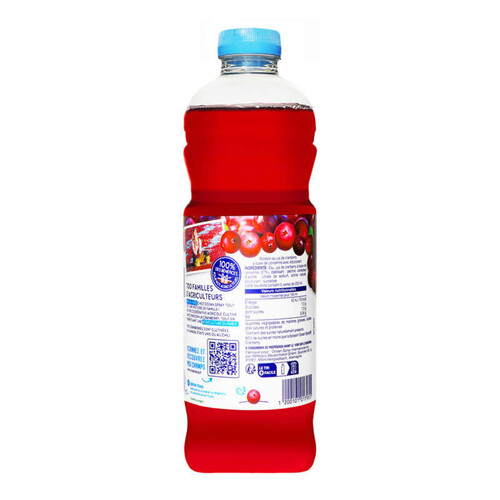 Ocean Spray Cranberry Classic Sans Sucres Ajoutés 1L