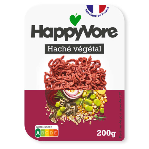 HappyVore haché végétal & gourmand 200g