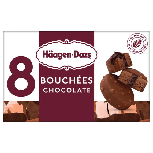 Häagen-Dazs Bouchées Chocolate 8x16ml