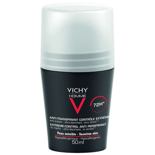 Vichy Homme Déodorant Anti-Transpirant extrême contrôle 2*50ml