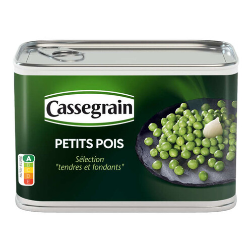 Cassegrain Petits Pois Sélection Tendre et Fondants 495g