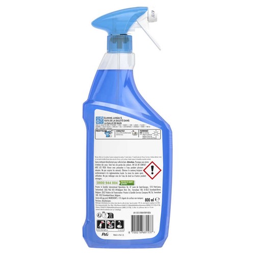 Mr. Propre Spray  Fleurs Blanches Désinfectant Et Nettoyant 800ml