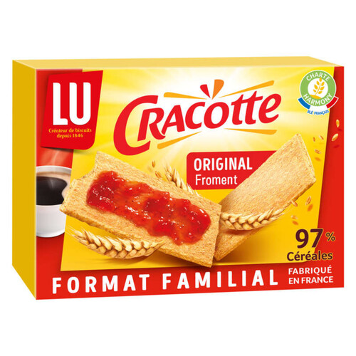 Lu Cracottes Biscottes au Froment 500g