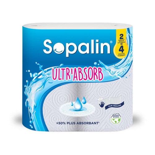 Sopalin Essuie-Tout Ultra Absorbant x2
