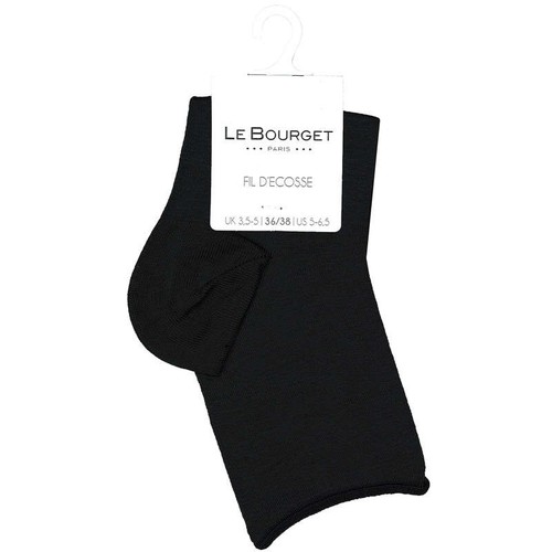 Le Bourget Socquettes Unies Fil D'Ecosse