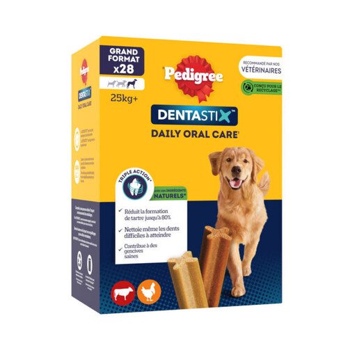 Pedigree Dentastix Bâtonnets pour grand chien 1,08kg