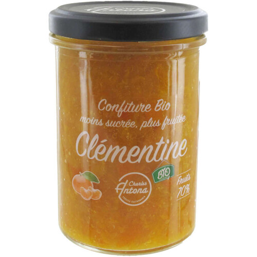 Charles Antona Confiture Fruitée Clémentine Bio 220g