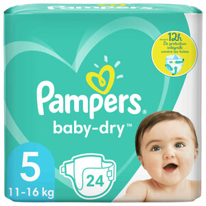 Pampers Baby Dry Paquet T5X24.