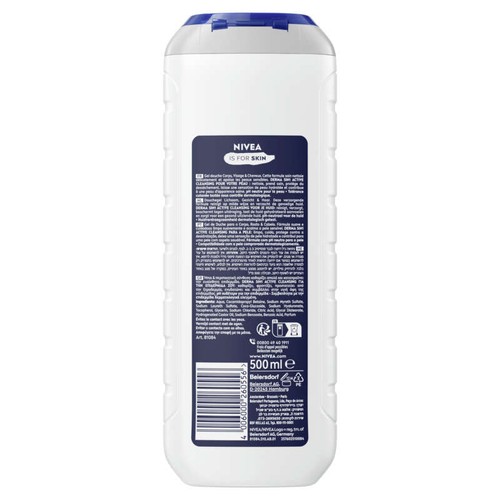 Nivea Men Sensitive Gel douche à la vitamine E et hyaluron
 500ml