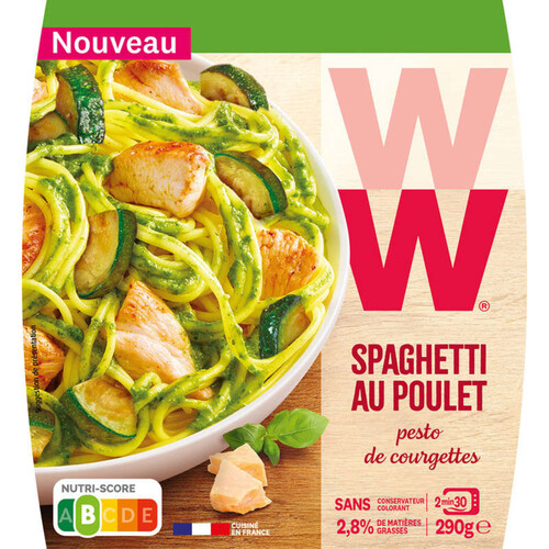 Weight Watchers Spaghettis au poulet pesto 290g