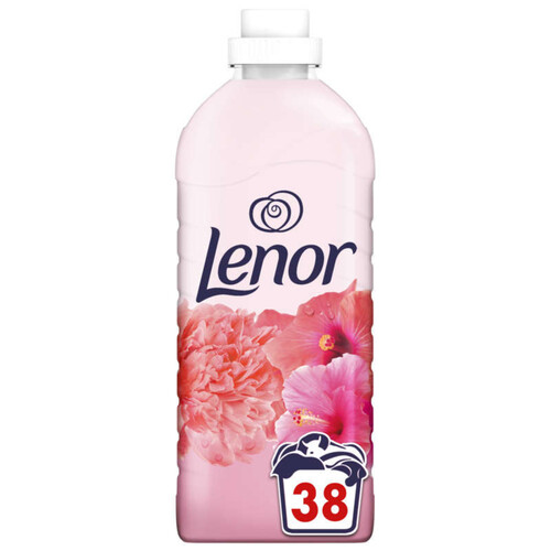 Lenor pivoine et hibiscus adoucissant 38 lavages, 798ml