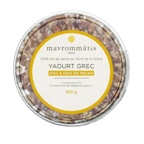 Mavrommatis Yaourt Grec Miel & Noix De Pécan 160g