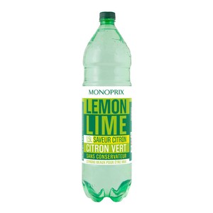 Monoprix Boisson Gazeuse Saveur Citron & Citron Vert 1,5L