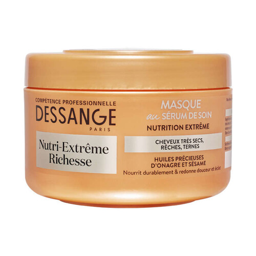 Dessange Nutri-Extrême Richesse Masque Nutrition Cheveux Secs 250ml