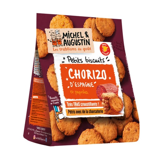 Michel & Augustin Petits Biscuits Chorizo 90g
