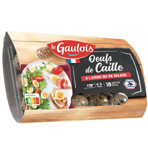 Le Gaulois 18 Oeufs Cailles 200G