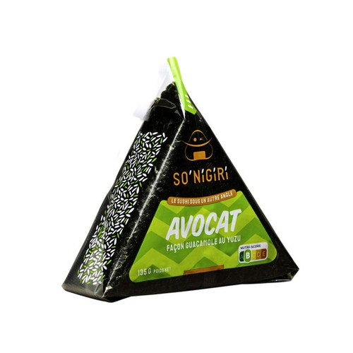 So'Nigiri Onigri Avocat Guacamole Au Yuzu 135g