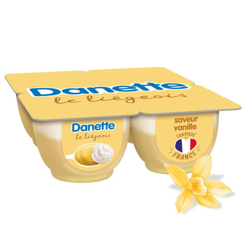 Danette Liégeois Vanille 4x100g