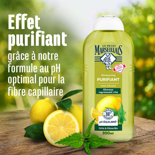 Le Petit Marseillais shampooing purifiant 300ml