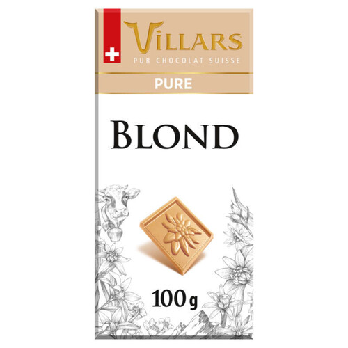 Villars Tablette Chocolat blond pure 100g