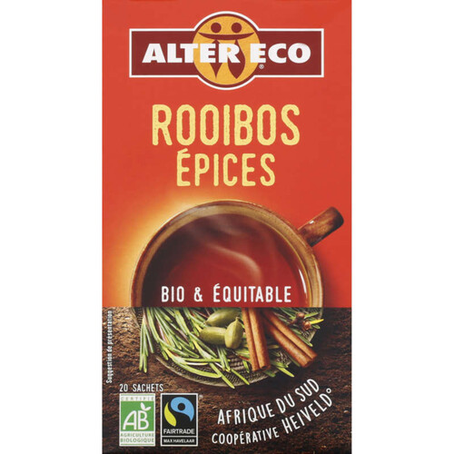 Alter Eco Infusion Rooibos aux Epices Bio 40g