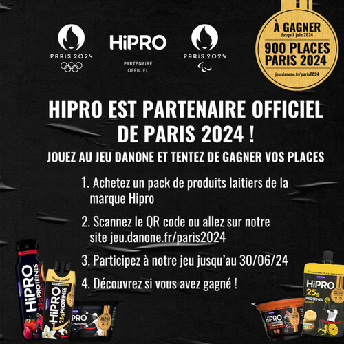 Hipro Yaourt stracciatella protéiné 0% mg 2x160g