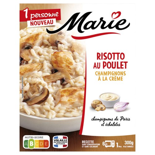 Marie Risotto au Poulet Champignons à la crème 300g