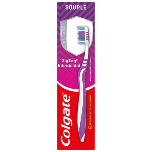 Colgate Brosse à dents  ZigZag Interdentaire Souple x1