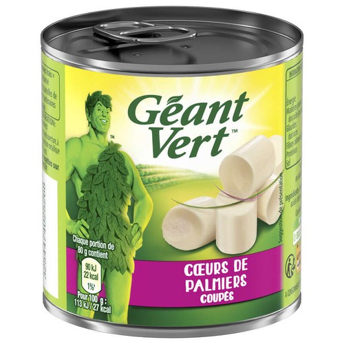 Geant Vert Cœurs de Palmier Coupes Boite 1/4 125g