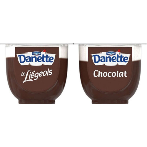 Danette Liégeois chocolat 4x100g
