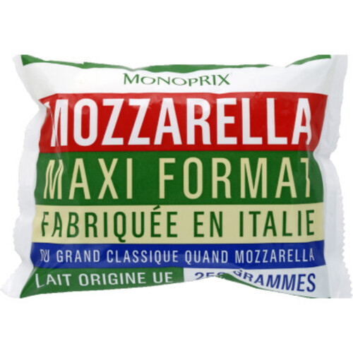 Monoprix Mozzarella Maxi Format 250g