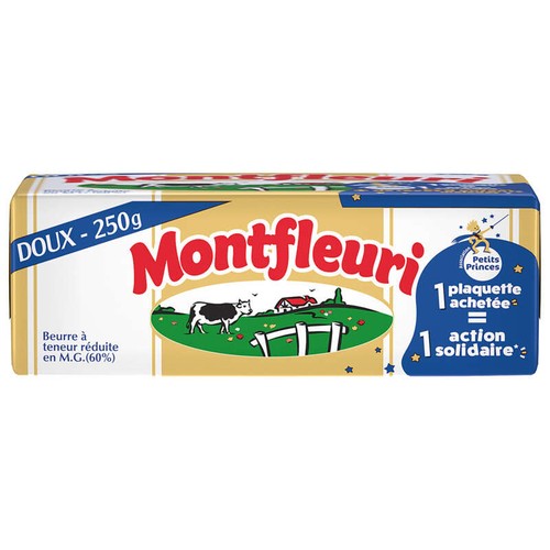 Montfleuri Beurre Doux 60% De Mg 250g